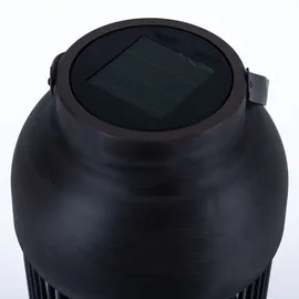 Expo Börse Laterne Kunststoff H 33 cm 2er Set schwarz