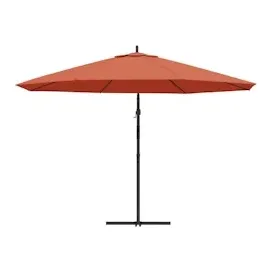 vidaXL Ampelschirm Ø 350 cm terracotta-rot