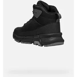 GEOX JUNIOR J FLEXYPER Plus Boy MID Easy Entry Black/DK Grey 37_EU