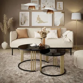 lookway Gold Glas 70 x 47 x 70 cm