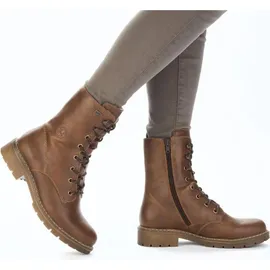 Rieker Schnürstiefel in braun - Gr.: 40