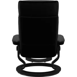 Stressless Relaxsessel "Admiral", schwarz (schwarz batick), B:78cm H:98cm T:73cm, Leder BATICK: BATICK ist ein leicht korrigiertes, durchgefärbtes und genarbtes Möbelleder, bei dem die meisten Unebenheiten und Spuren in der Regel entfernt wurden.