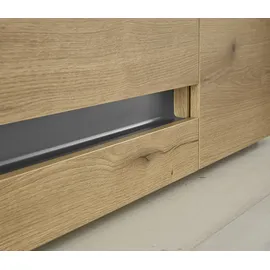 Home Affaire City/Giron Lowboard 140 cm Beige Holzwerkstoff