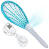 Goods+Gadgets Fliegenklatsche GOODS+GADGETS Insektenklatsche Batterie - Elektrische Fliegenklatsche, Elektro Fliegenfänger