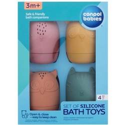 Canpol babies Silicone Bath Toys Geschenkset Silikonspielzeuge 4 St.