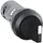 abb india solutions & services Abb -entrelec c2ss1-10b-10 Kompakt-Wählschalter, 2 Positionen, Schwarz