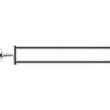 Duravit Starck T Handtuchhalter zweiarmig Chrom 0099411000