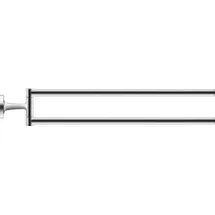 Duravit Starck T Handtuchhalter zweiarmig Chrom 0099411000