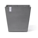 Ecopots Pflanztopf Rotterdam Rollen Grau (HxBxT) 49,7 x 50 x 50 cm