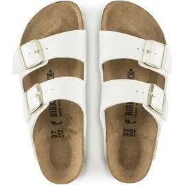 Birkenstock Arizona Birko-Flor Lack schmal patent white 43