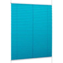 K-HOME Plissee Florida 50 x 210 cm petrol/weiß