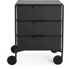 Kartell Mobil Rollcontainer 47,5 x 47 x 63 schwarz