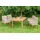 Merxx Ranzano Set 5-tlg. Ausziehtisch 200 x 90 cm beige