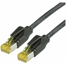 Draka Comteq Cat.6a 10m 10m Cat6a S/FTP (S-STP) Schwarz (PiMF, S/FTP, CAT6a, 10 m), Netzwerkkabel