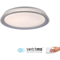 JUST LIGHT LED-Deckenleuchte Kari, dimmbar Switchmo, Ø 40cm