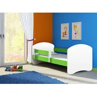 Clamaro Kinderbett Fantasia, weiss mit farbigem Seitenteil, Kinder, Bett,