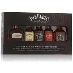 Jack Daniel's Tasting Set Classic Design" 35% Vol., 40% Vol., 45% Vol. 5x0,05l in Geschenkbox"