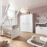 Schardt Kinderzimmer Classic White 3-tlg. mit 3-türigem Schrank