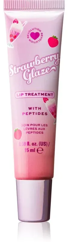I Heart Revolution Milkshake Strawberry Glaze nährendes Lippenbalsam für einen perfekten Look mit Peptiden 9 ml