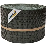 zaunzu® Sichtschutzstreifen Rattan 26 m grün