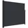 vidaXL Seitenmarkise 180 x 300 cm Schwarz Polyester