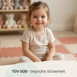 LittleTom 18 Teile Spielmatte Baby Puzzlematte 30x30 Krabbelmatte Bodenmatte Kinderzimmer