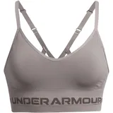 Under Armour Seamless Low Long Bra pewter fresh clay, L