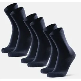 Danish Endurance Merino Crew Socken 5er Pack Schwarz/Grau Gepunktet/Grau Gestreift 43-47