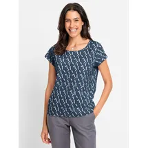 Inspirationen Rundhals-Shirt Blau 36