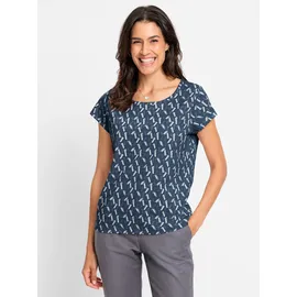 Inspirationen Rundhals-Shirt Blau 36