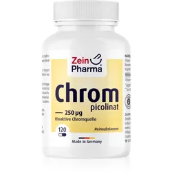 ZeinPharma Chrompiccolinat 250 μg Kapseln zur Förderung der physischen und mentalen Gesundheit 120 KAP