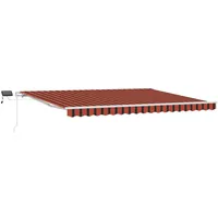 VidaXL Einziehbare Markise with 450 × 300 cm Orange