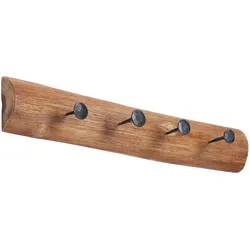 Invicta Wandgarderobe Hemingway Recyclingholz, 50 x 7 x 10 cm