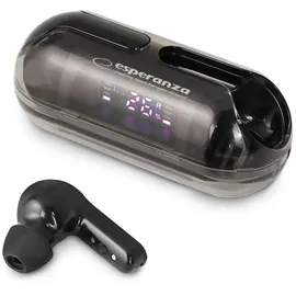 Esperanza EH239K In-Ear-Bluetooth-Kopfhörer, Schwarz