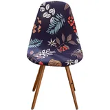 Meigeh Esszimmerstuhlhussen Skandinavische Stuhlhussen für Esszimmer Stretch Skandinavische Stuhlhussen Stuhlbezüge in gebogener Form 6er Set