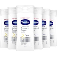 3x Vaseline Intensiv Pflege Körperlotion - Advanced Repair - für trockene und empfindliche Haut - 200ml