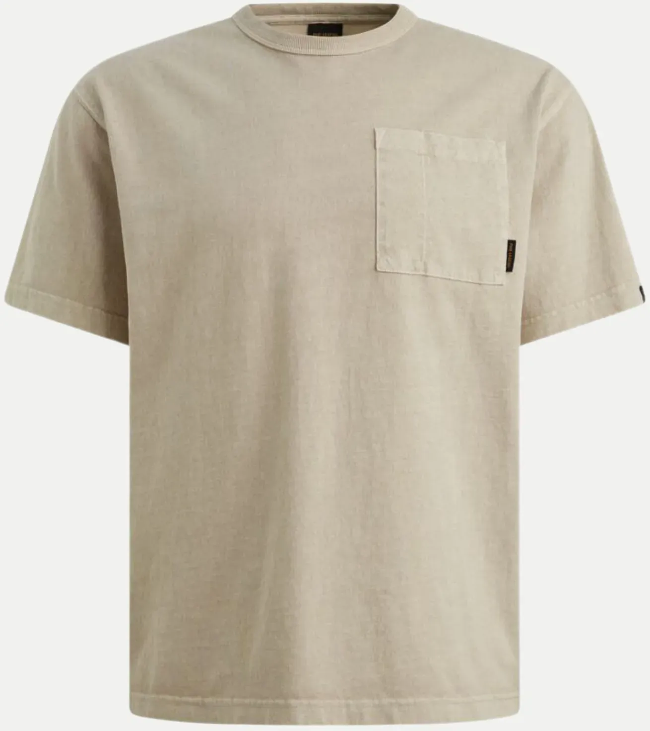 T-Shirt mit Brusttasche Beige XXXL