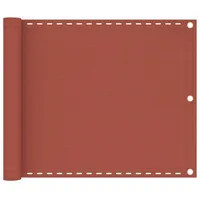 vidaXL Balkonverkleidung 75 x 500 cm Terracotta-Rot Polyethylen