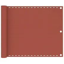 vidaXL Balkonverkleidung 75 x 500 cm Terracotta-Rot Polyethylen