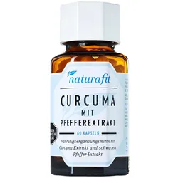 Naturafit Curcuma mit Pfeffer Kapseln