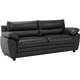 vente-unique Sofa 3-Sitzer - Kunstleder - Manoa