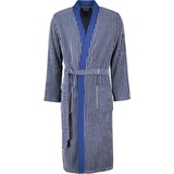 CAWÖ Bademäntel Herren Kimono Streifen 2843 blau - 17 Weiss, XL