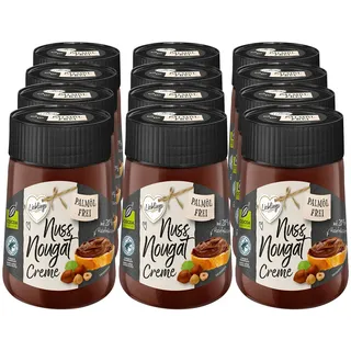 Lieblings Nuss-Nougat-Creme palmölfrei 400 g, 12er Pack