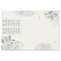 Sigel H6304 Papier-Schreibtischunterlage DIN A2, Kalender 2026 - 2027, 30 Blatt, Schreibunterlage aus nachhaltigem Papier