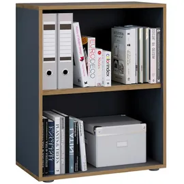 VCM my office Aktenregal Salia anthrazit, honig-eiche 60,0 x 32,0 x 74,0 cm