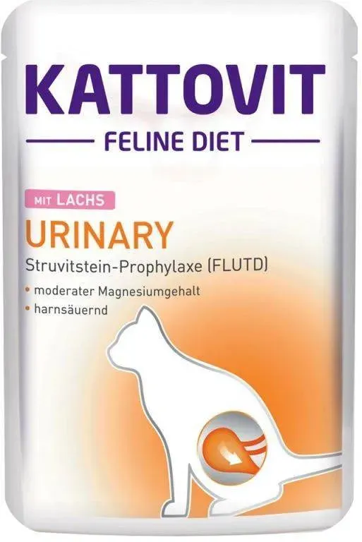 Kattovit Urinlachs 12x85g-Beutel (Rabatt für Stammkunden 3%)