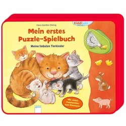 Mein erstes Puzzle-Spielbuch. Meine liebsten Tierkinder