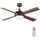 Wiltec 122 cm Deckenventilator Braun