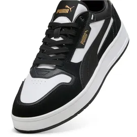 Puma Court Classic Street Suede Sneaker 01 white/black/gold 44