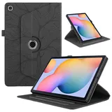 Tablet-Schutz Kompatibel Mit Samsung Galaxy Tab S6 Lite 10,4 Zoll 2020, SM-P610/P615 Tablet-Hülle, 360 Grad Drehbarer Ständer, Faltbare Tablet-Hülle, Geprägte Schale Mit Baum Des Lebens Tablet-Zubehör